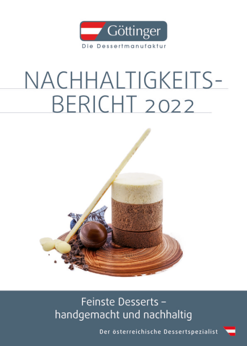 Nachhaltigkeitsbericht 2022 der Dessertmanufaktur Goetttinger nch GRI-Standards